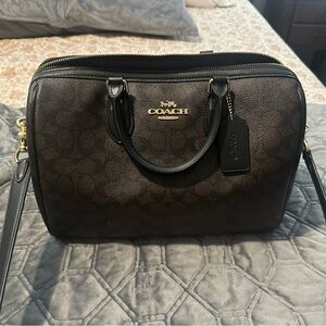 Coach Large Rowan Satchel Signature Canvas